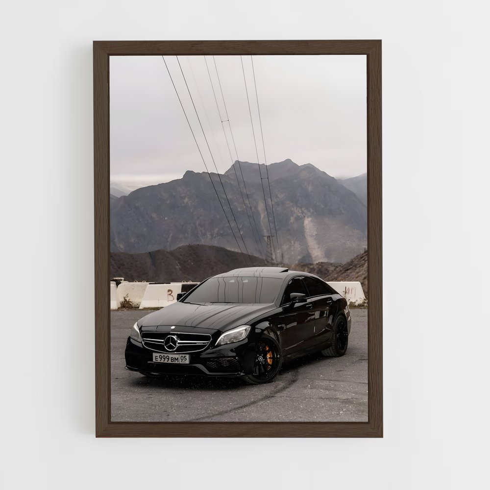 Poster Montagne et Puissance – affiche Mercedes (vue 5)